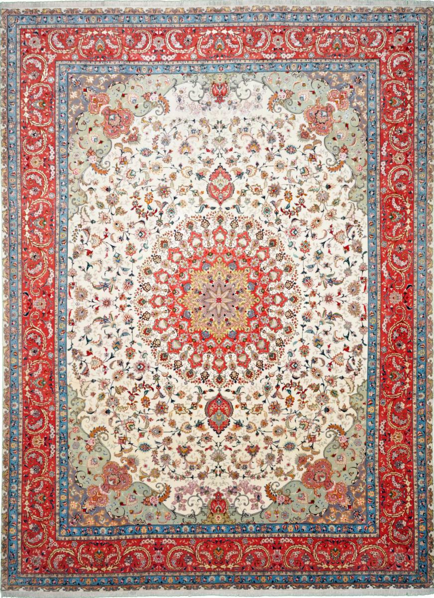 Tapete persa Tabriz 60Raj 402x299 402x299, Tapete persa Atado à mão