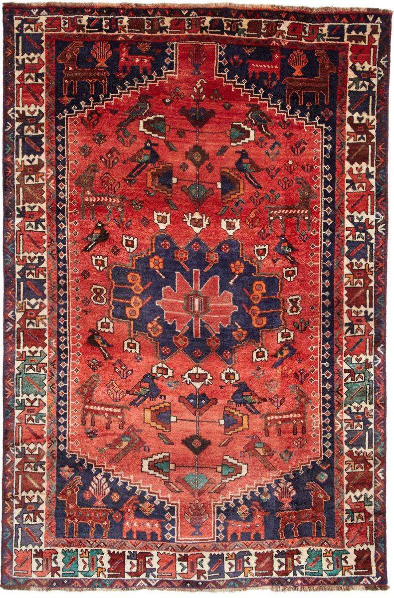 Perzisch tapijt Shiraz 259x173 259x173, Perzisch tapijt Handgeknoopte