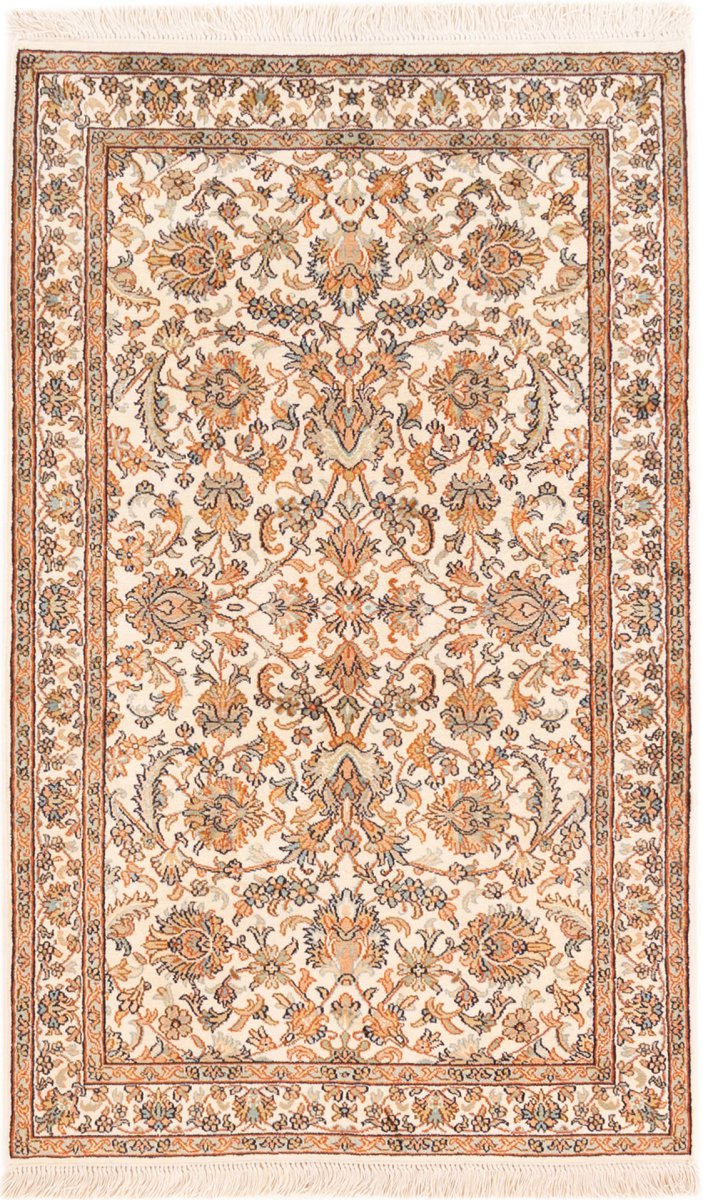 Indian Rug Kashmir Silk 125x78 125x78, Persian rug Hand-knotted