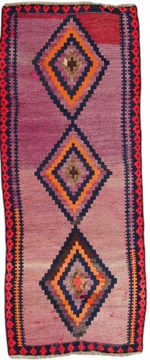 Perserteppich Kelim Fars Antik 227x91 227x91, Perserteppich Handgewebt