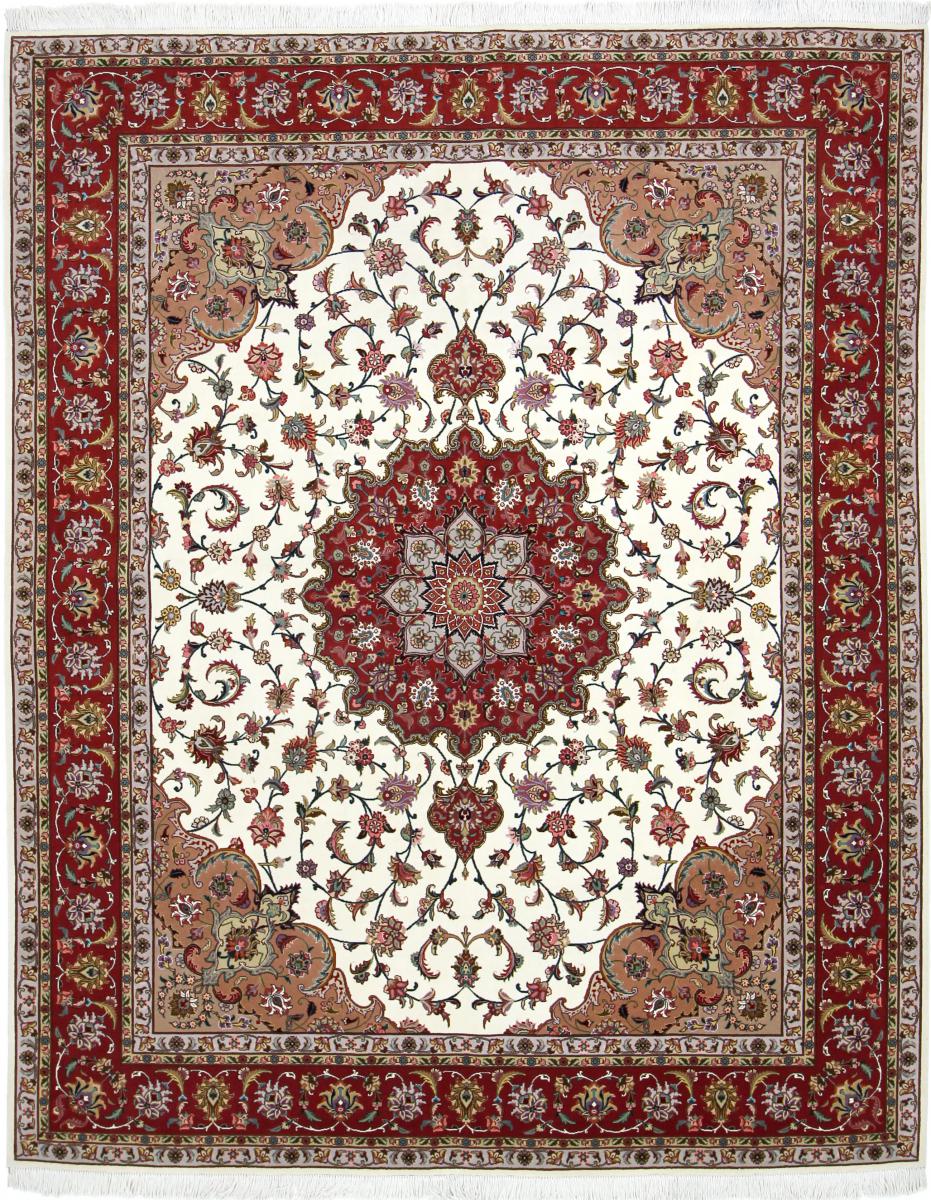 Tapete persa Tabriz 50Raj 258x208 258x208, Tapete persa Atado à mão