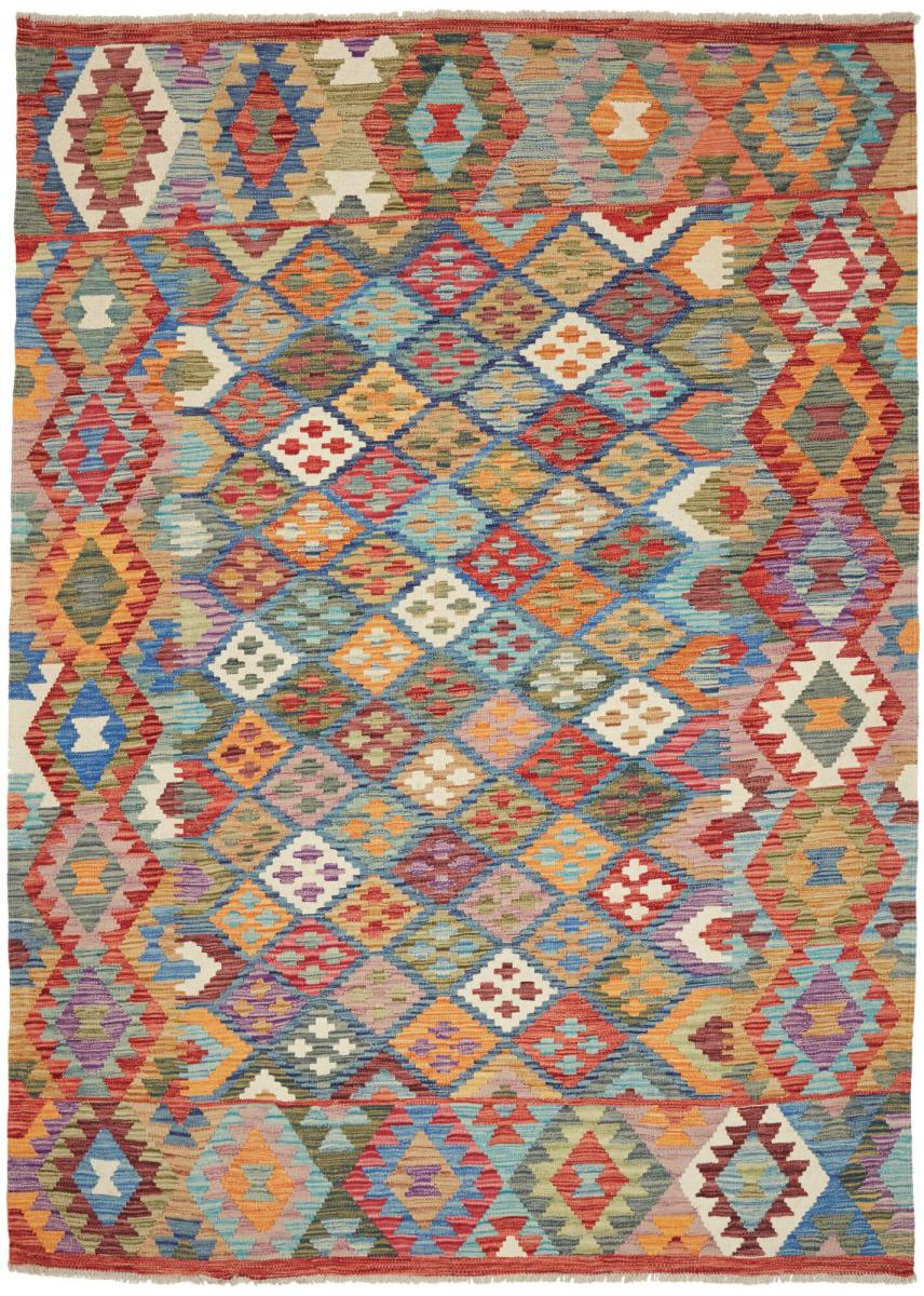 Afghan rug Kilim Afghan 242x178 242x178, Persian Rug Woven by hand