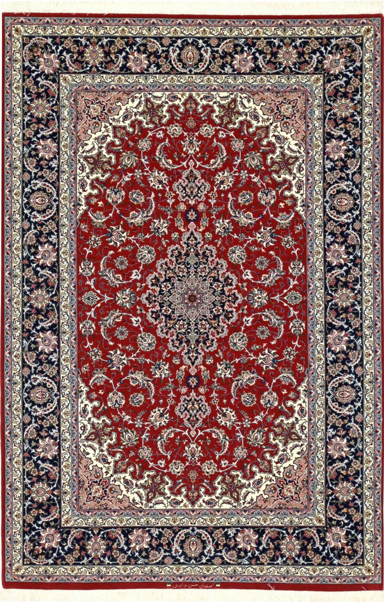 Tapete persa Isfahan 229x148 229x148, Tapete persa Atado à mão