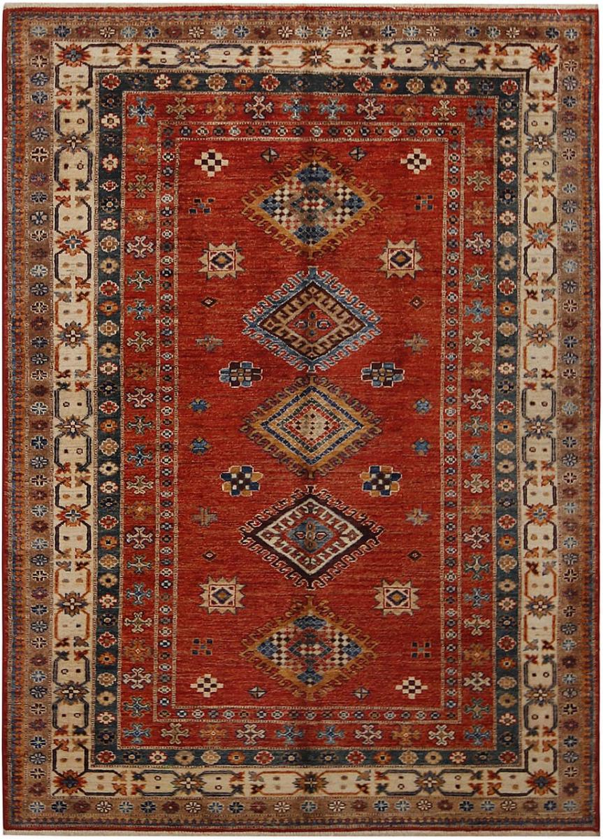 Covor afgan Kazak 210x150 210x150, Covor persan Lucrate de mână