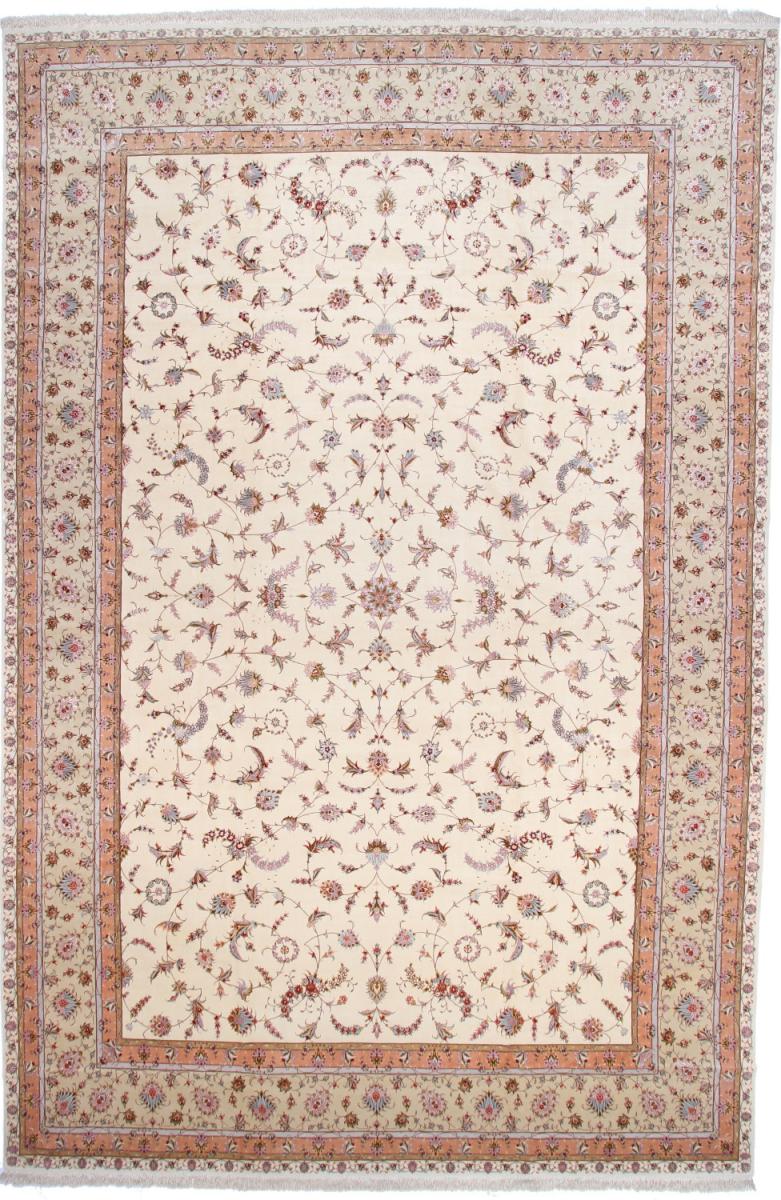 Persian Rug Tabriz 60Raj Silk Warp 19'7"x13'0" 19'7"x13'0", Persian Rug Knotted by hand