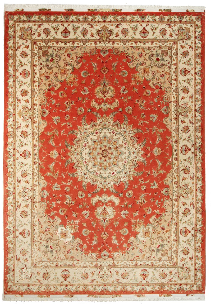 Persian Rug Tabriz 50Raj 350x250 350x250, Persian Rug Knotted by hand