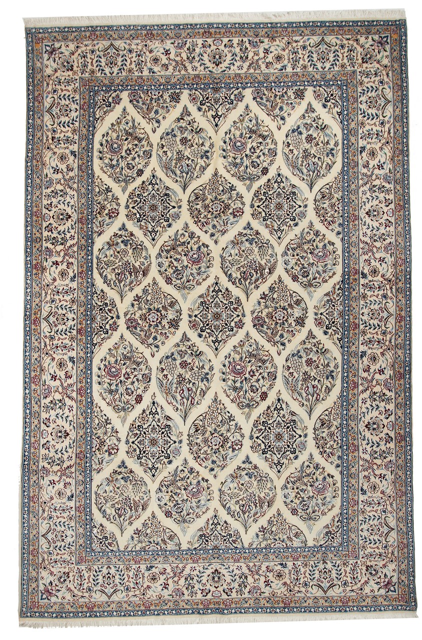 Persian Rug Nain 6La 303x198 303x198, Persian Rug Knotted by hand