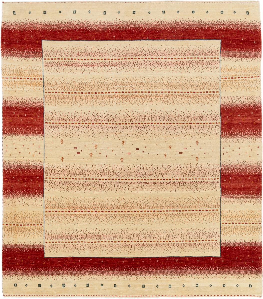 Persian Rug Persian Gabbeh Loribaft 201x179 201x179, Persian Rug Knotted by hand