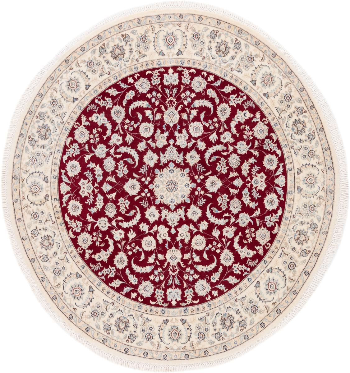 Alfombra persa Nain 9La 200x200 200x200, Alfombra persa Anudado a mano