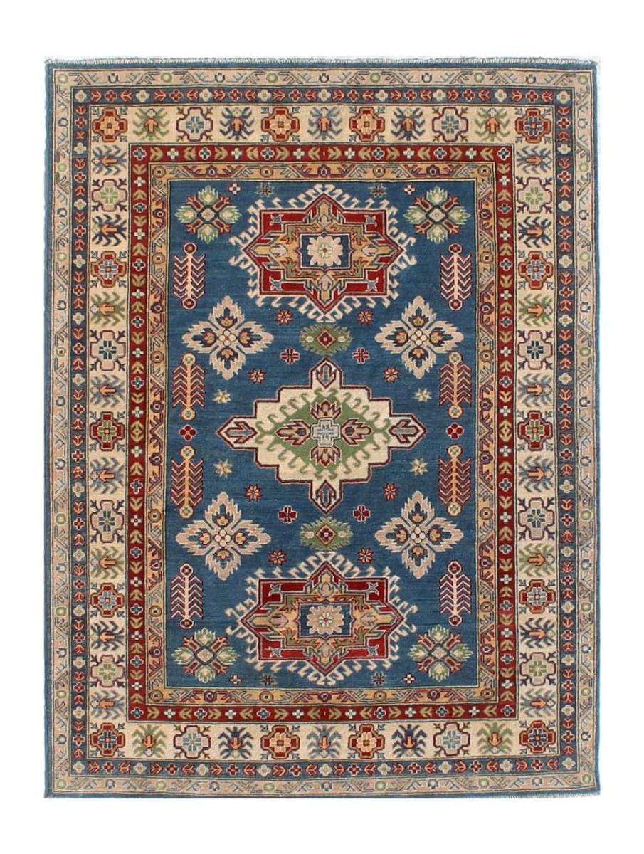 Afghan rug Kazak Ghazni 238x172 238x172, Persian Rug Knotted by hand
