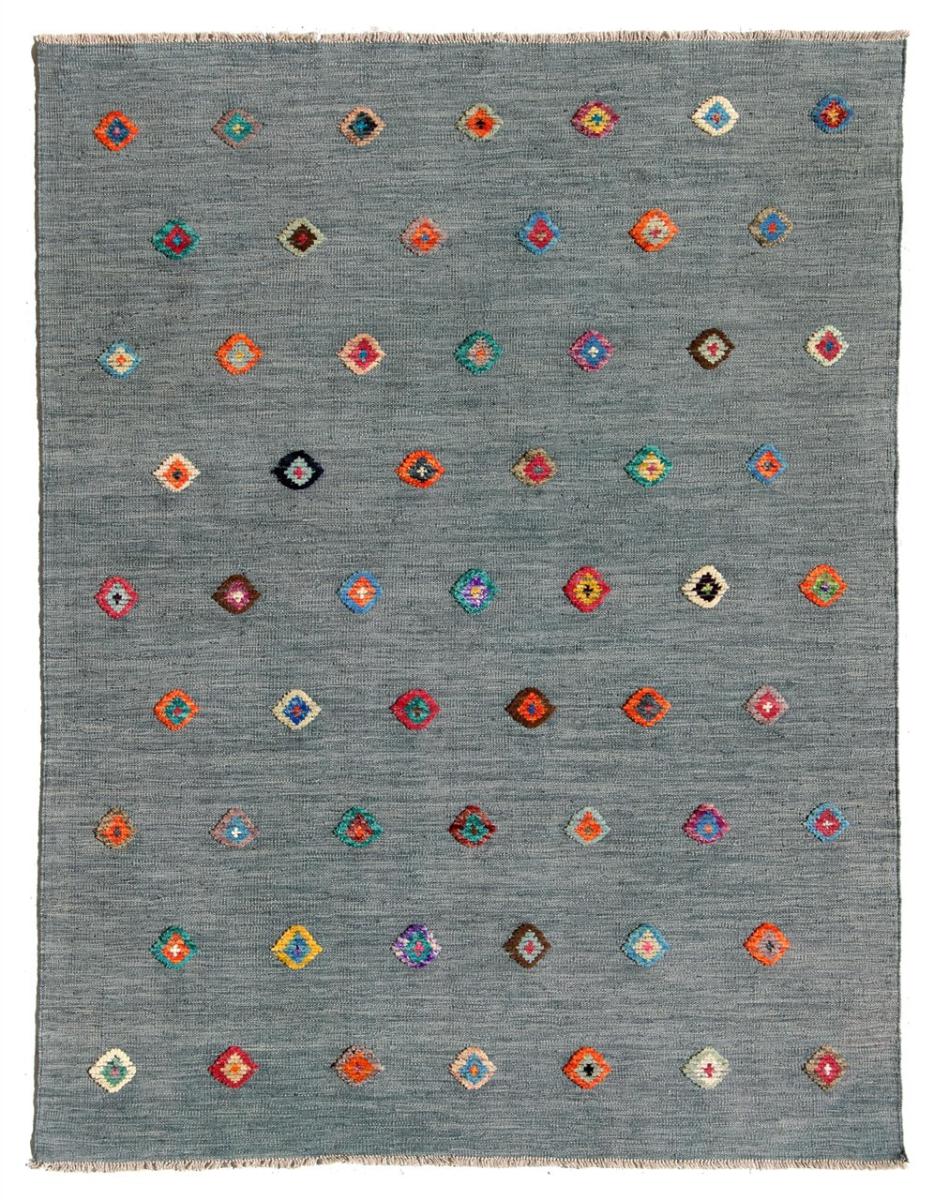 Alfombra afgana Kilim Afghan Nimbaft Edition 195x150 195x150, Alfombra persa Tejido a mano