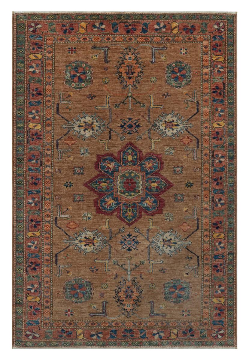 Pakistanischer Teppich Kazak 182x123 182x123, Perserteppich Handgeknüpft