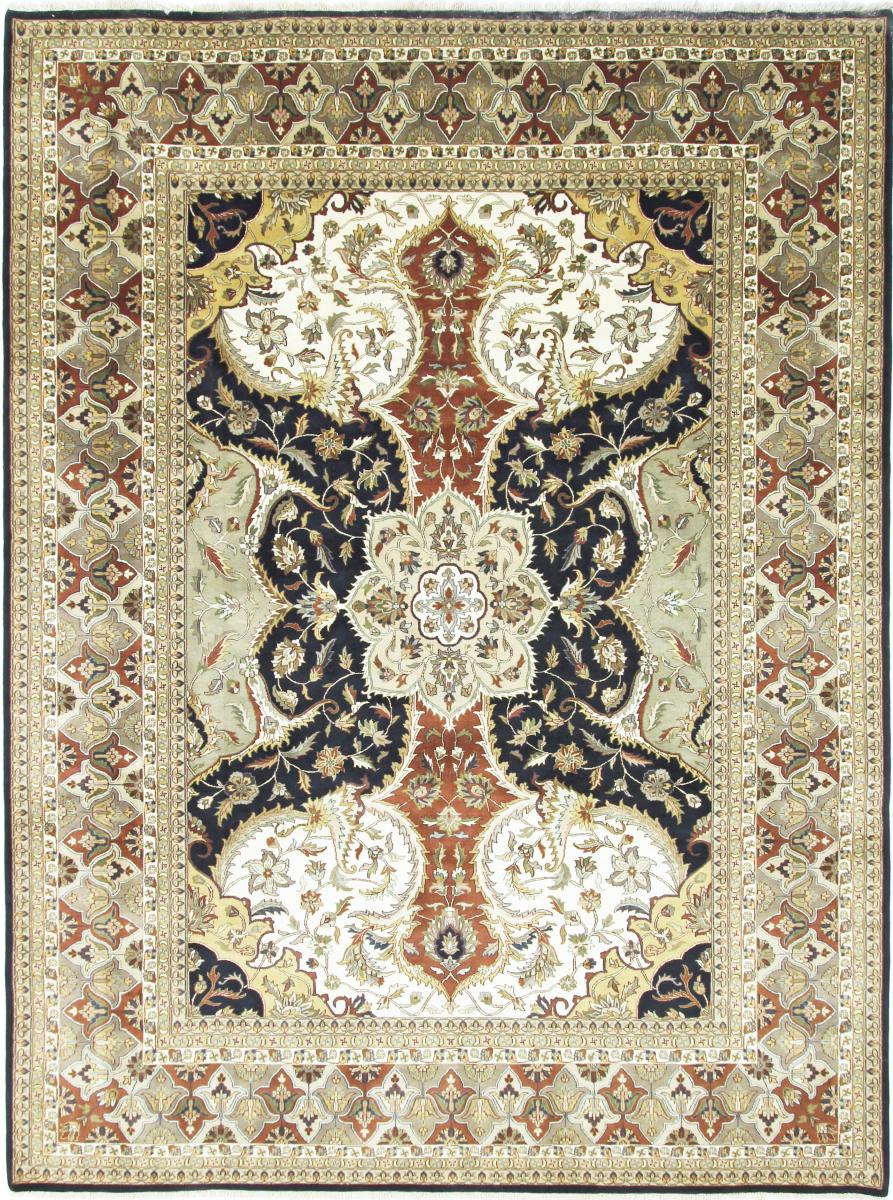 Indo rug Indo Tabriz 367x274 367x274, Persian Rug Knotted by hand