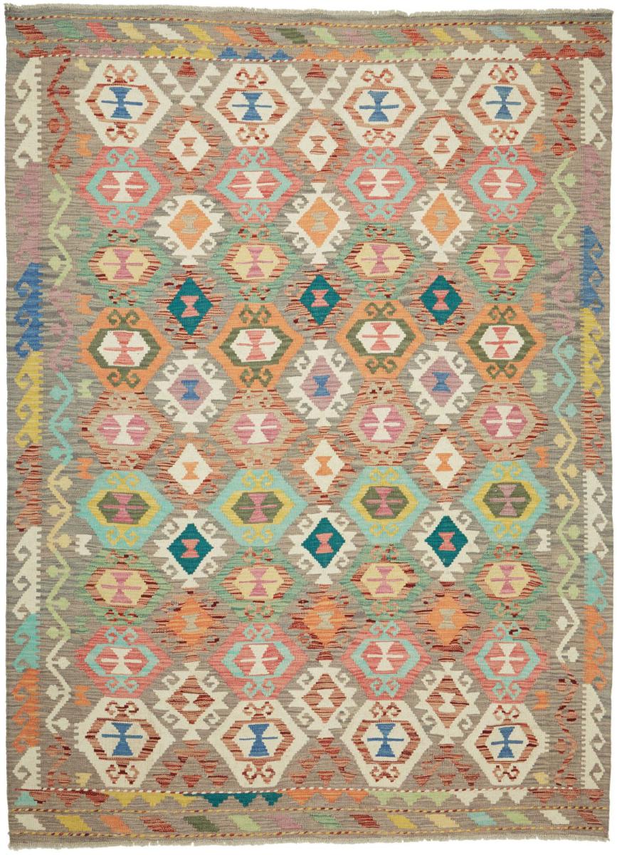 Tapete afegão Kilim Afegão 242x176 242x176, Tapete persa Tecido à mão