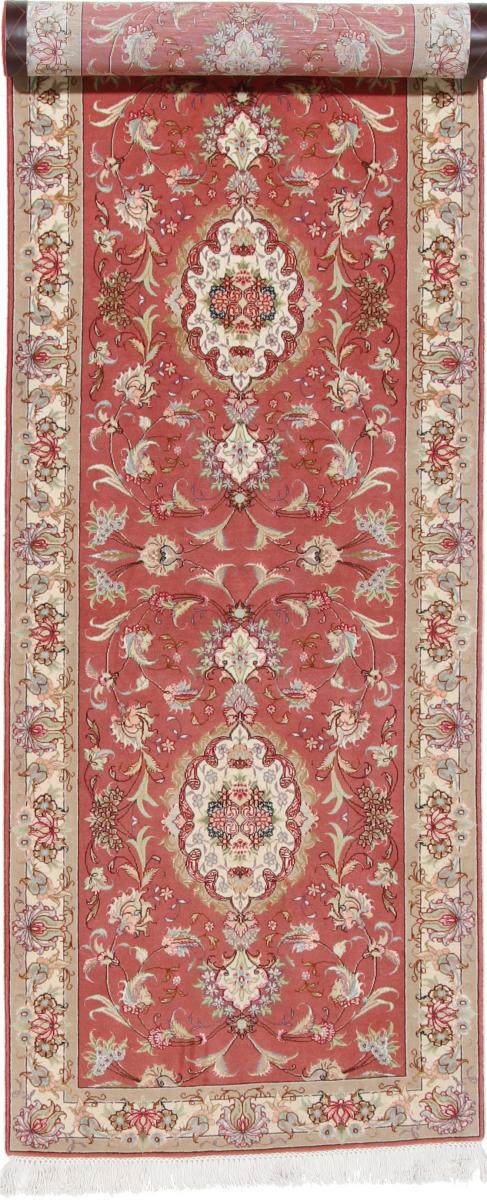 Tapete persa Tabriz 50Raj 319x85 319x85, Tapete persa Atado à mão