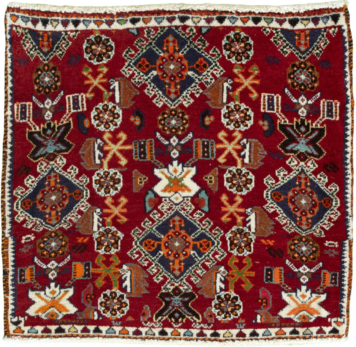 Persialainen matto Shiraz 64x71 64x71, Persialainen matto Solmittu käsin
