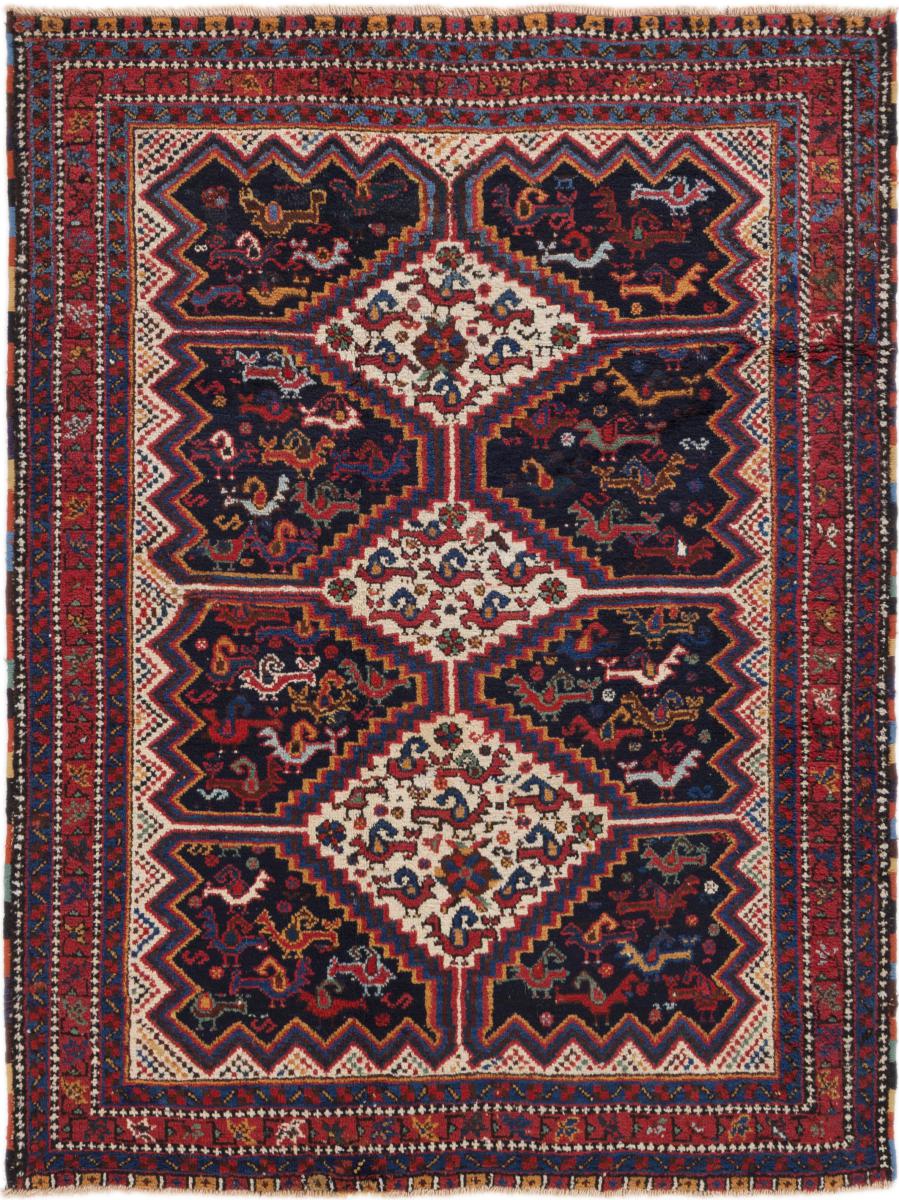 Persisk tæppe Ghashghai 170x124 170x124, Persisk tæppe Knyttet i hånden