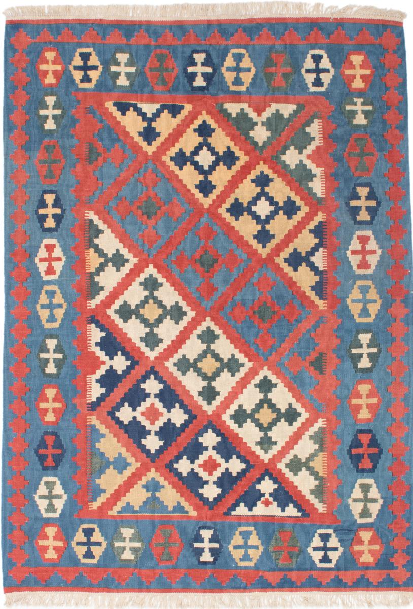 Tapete persa Kilim Fars 172x126 172x126, Tapete persa Tecido à mão