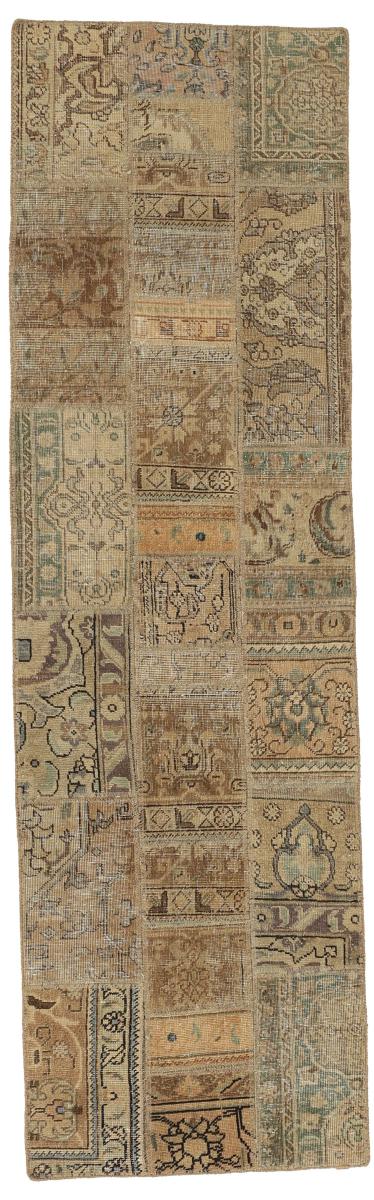 Tappeto persiano Patchwork 257x75 257x75, Tappeto persiano Annodato a mano
