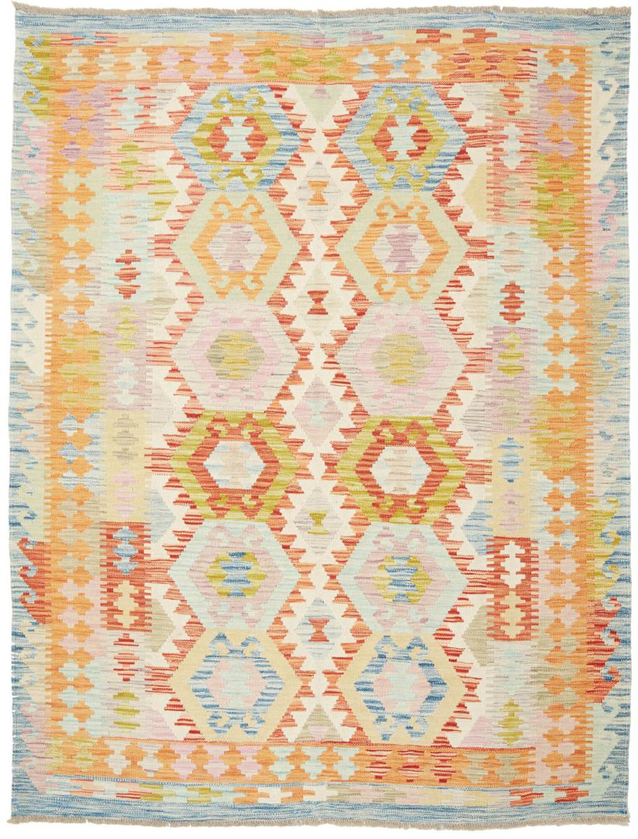 Tapete afegão Kilim Afegão 197x154 197x154, Tapete persa Tecido à mão