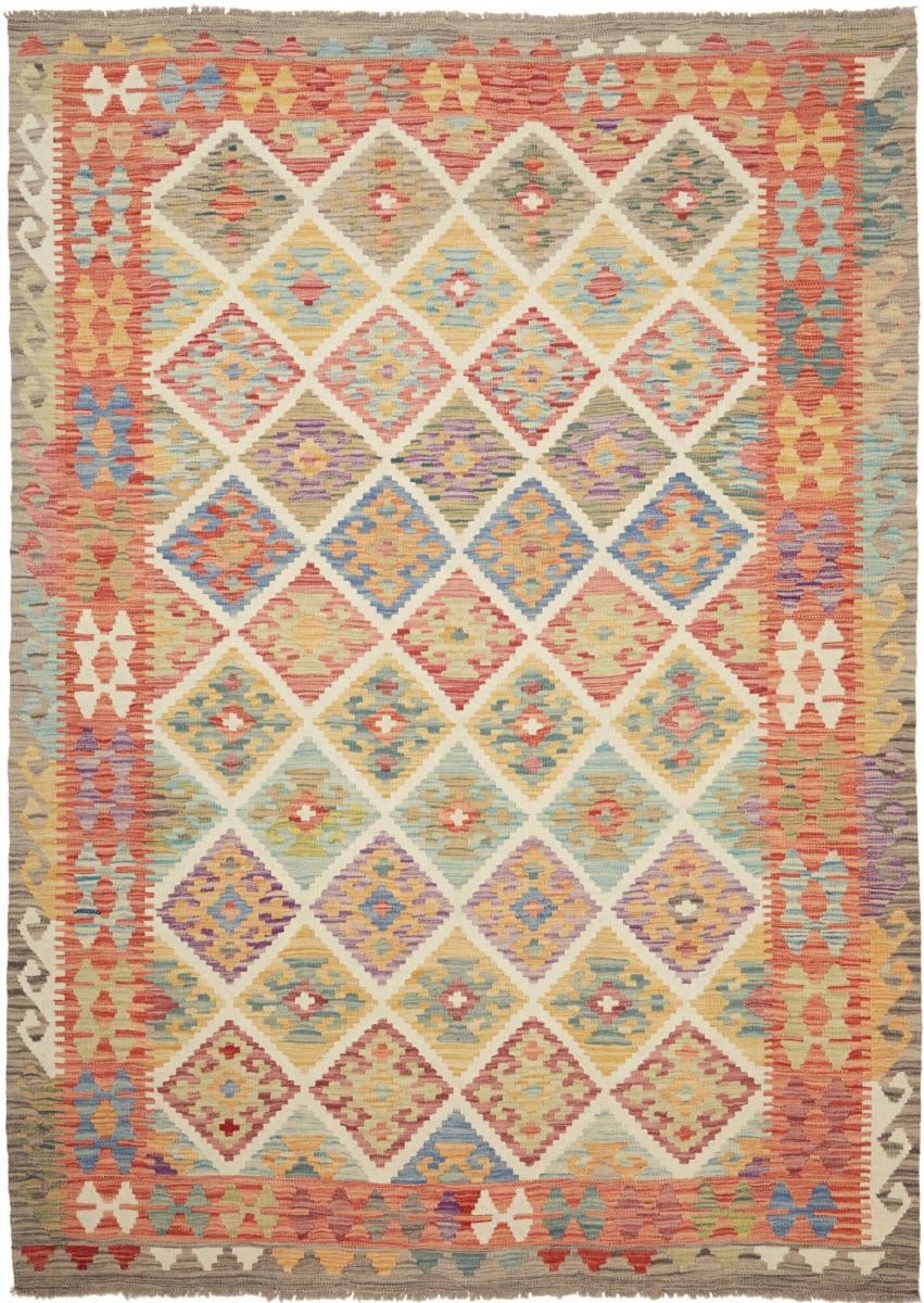 Tapete afegão Kilim Afegão 243x178 243x178, Tapete persa Tecido à mão