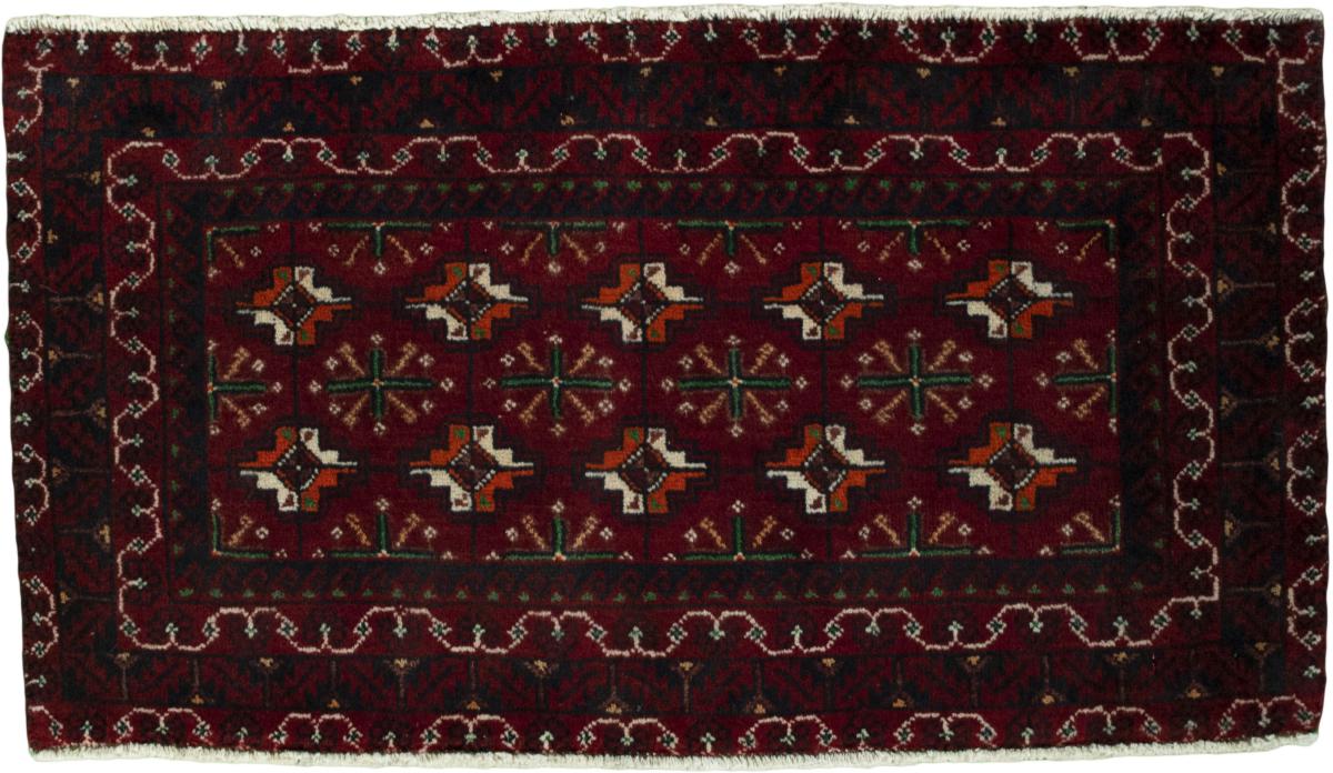 Tappeto persiano Turkaman 51x92 51x92, Tappeto persiano Annodato a mano