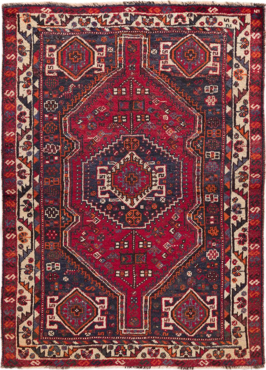  ペルシャ絨毯 Ghashghai 154x111 154x111,  ペルシャ絨毯 手織り