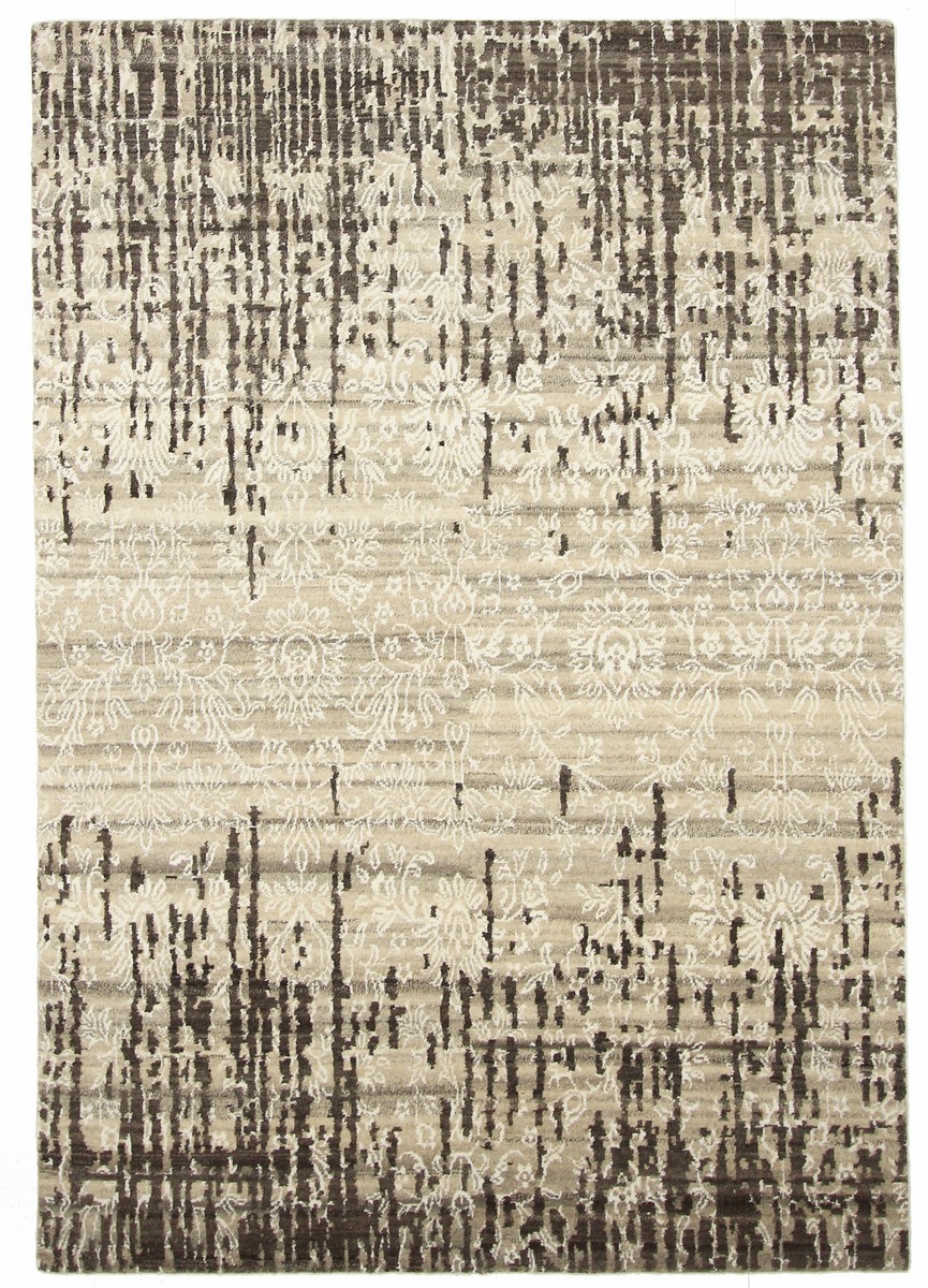 Indo rug Erased Modern 245x170 245x170, Persian Rug Knotted by hand