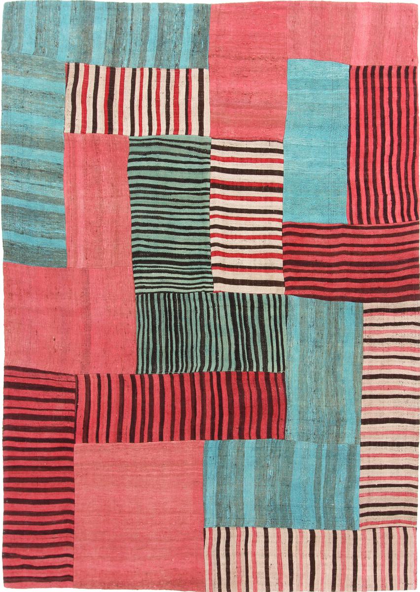 Perzsa szőnyeg Kilim Fars Patchwork 243x175 243x175, Perzsa szőnyeg szőttesek