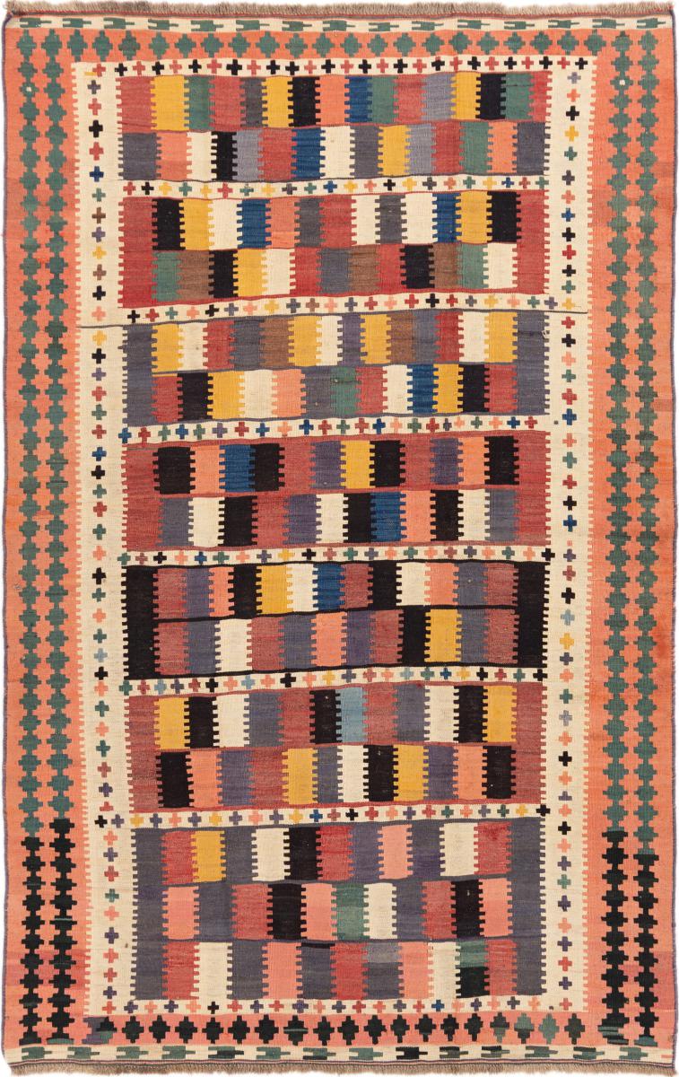 Alfombra persa Kilim Fars Vieja 233x149 233x149, Alfombra persa Tejido a mano