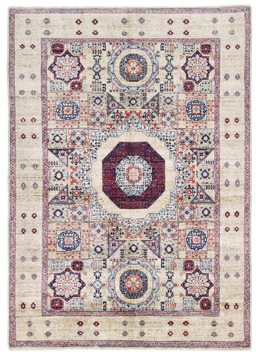 Pakistani rug Mamluk 207x149 207x149, Persian Rug Knotted by hand