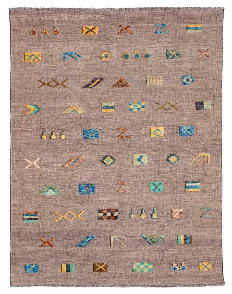 Alfombra afgana Kilim Afghan Nimbaft Edition 196x153 196x153, Alfombra persa Tejido a mano