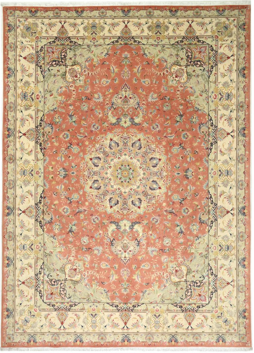 Tapete persa Tabriz 50Raj 345x249 345x249, Tapete persa Atado à mão