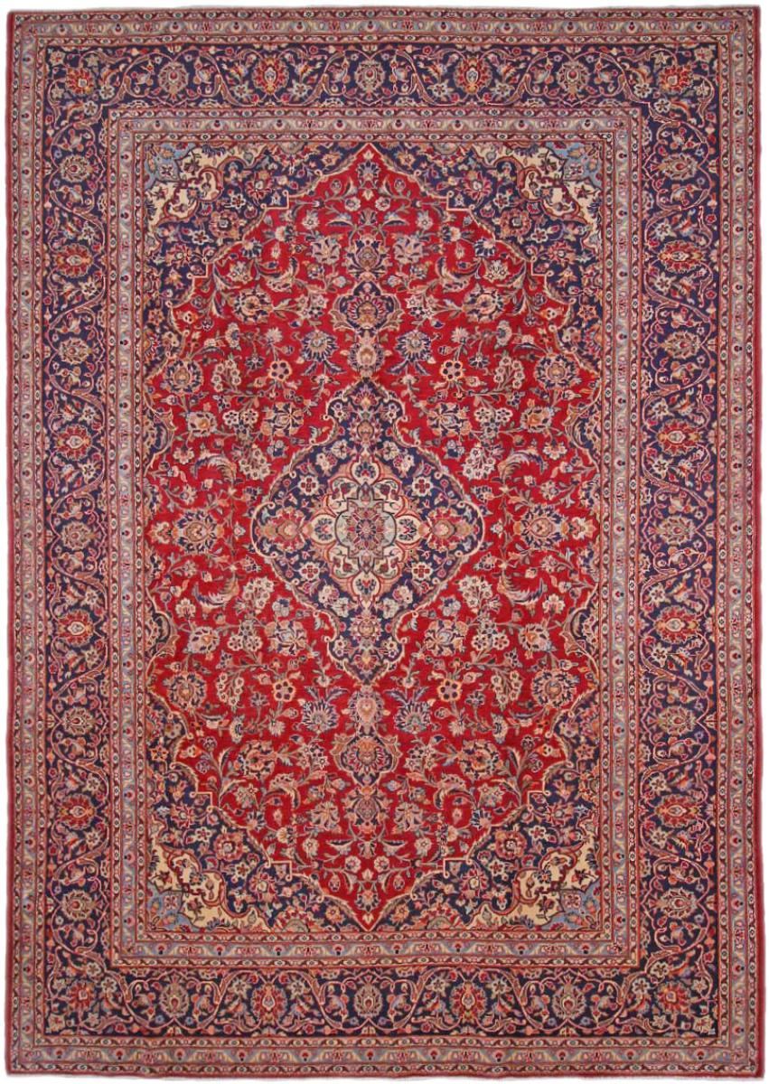 Tapete persa Keshan 346x251 346x251, Tapete persa Atado à mão