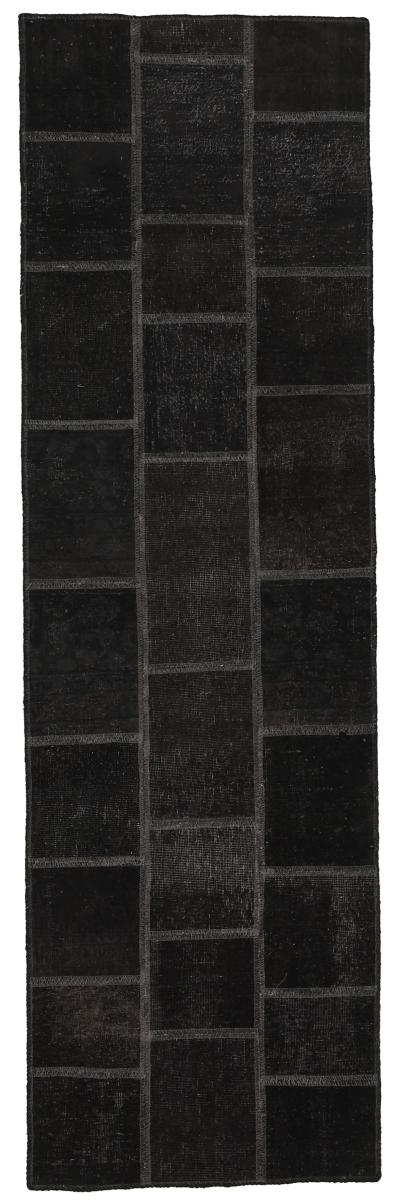 Persisk tæppe Patchwork 258x77 258x77, Persisk tæppe Knyttet i hånden