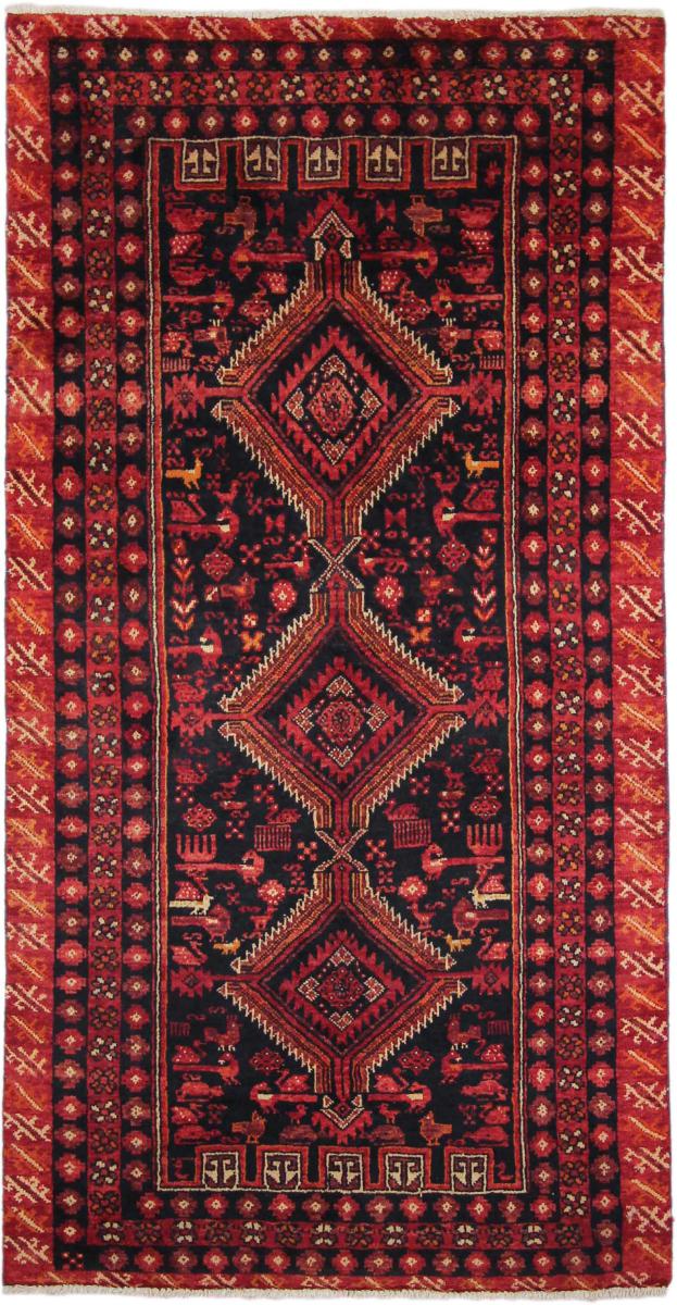 Tapis persan Baloutche 179x90 179x90, Tapis persan Noué à la main