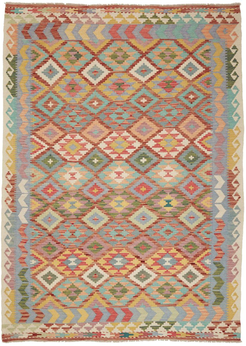 Tapete afegão Kilim Afegão 248x174 248x174, Tapete persa Tecido à mão