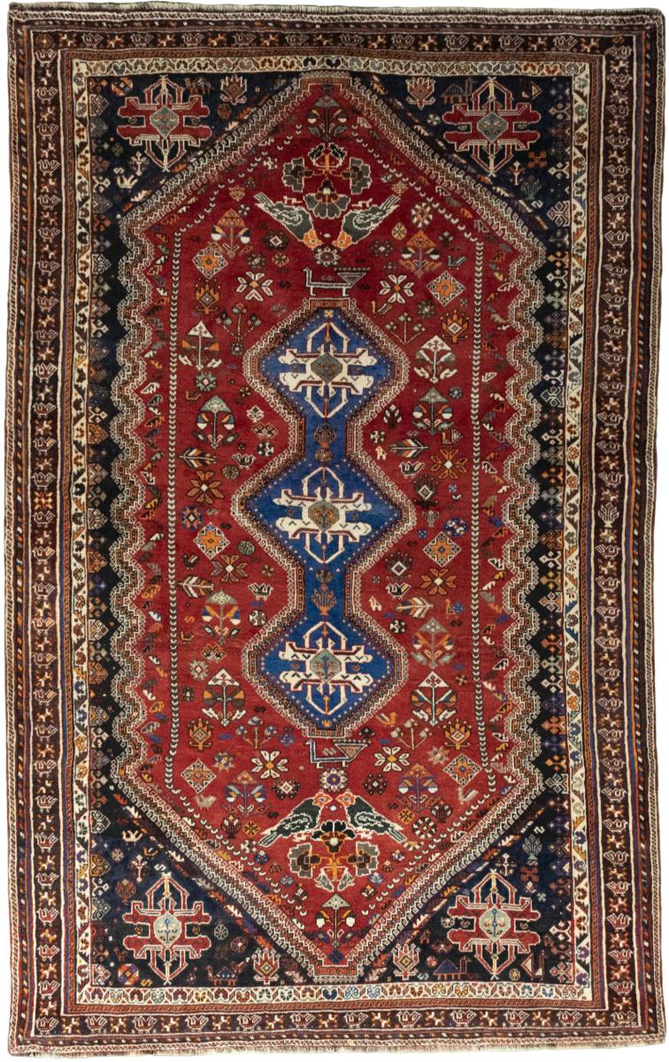 Persian Rug Shiraz 266x168 266x168, Persian Rug Knotted by hand