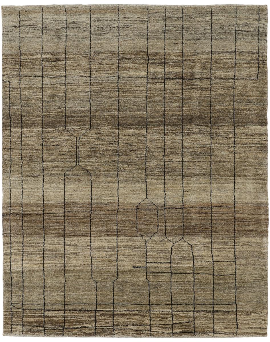 Persian Rug Naturescene 6'4"x5'1" 6'4"x5'1", Persian Rug Knotted by hand