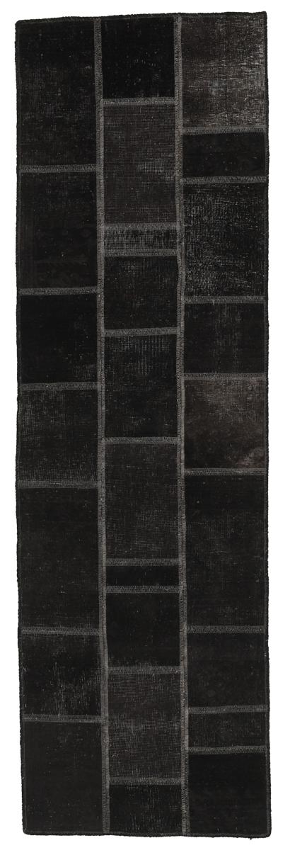 Persisk tæppe Patchwork 253x78 253x78, Persisk tæppe Knyttet i hånden