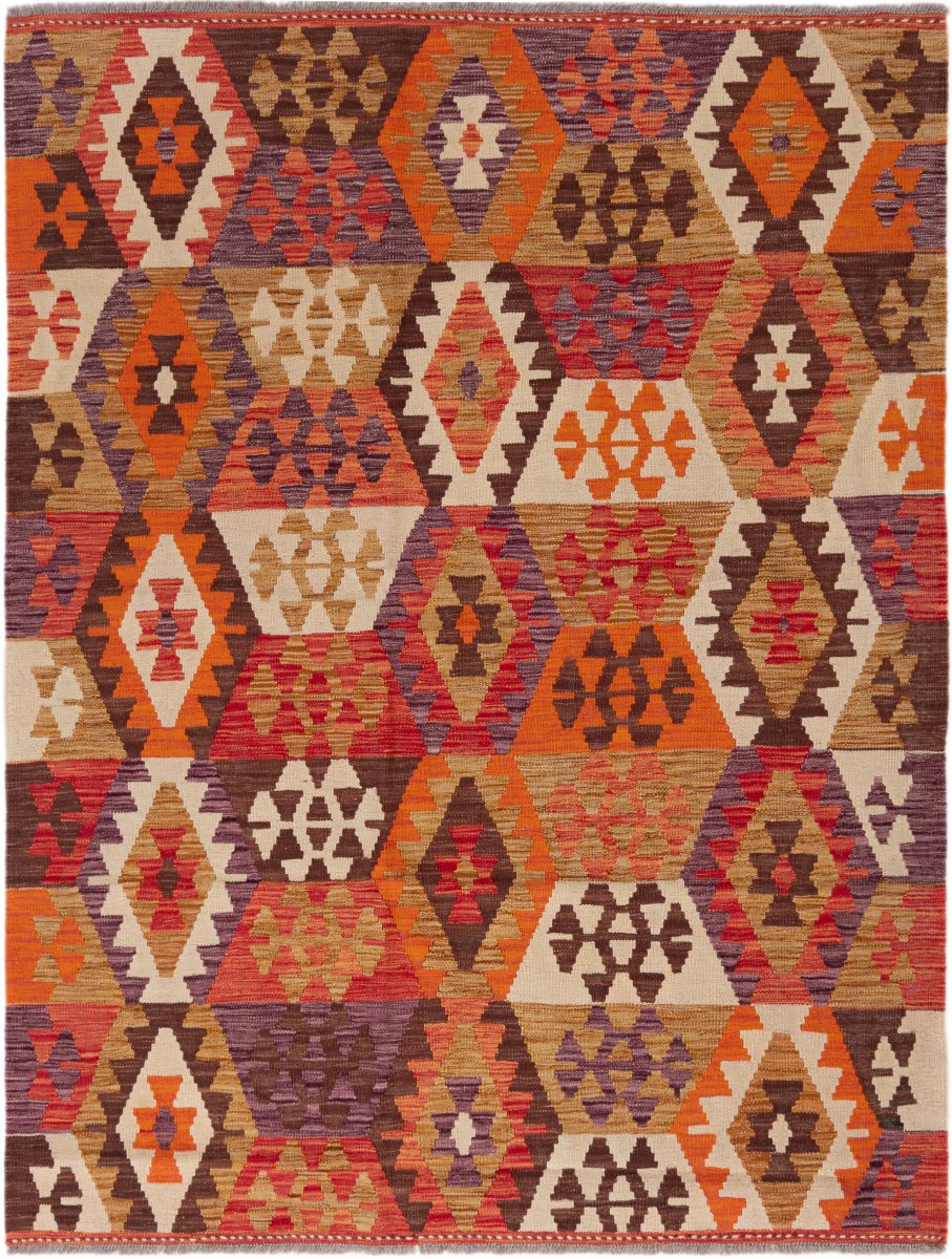Afgański dywan Kilim Afghan 206x154 206x154, Dywan perski Ręcznie tkany