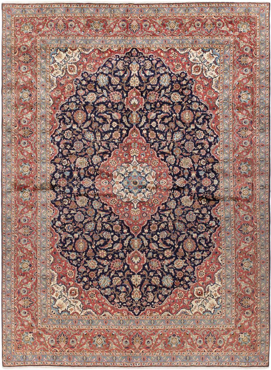 Persisk tæppe Keshan 445x328 445x328, Persisk tæppe Knyttet i hånden