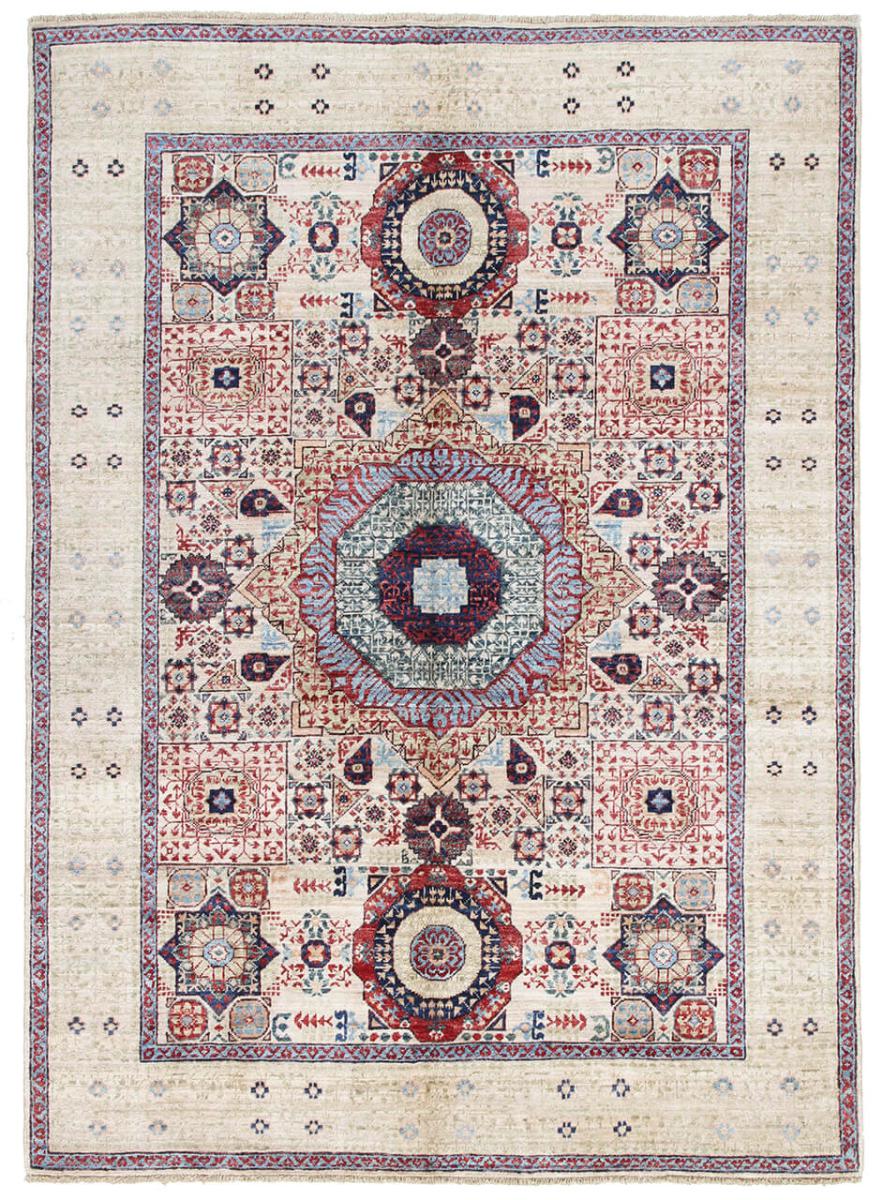 Pakistaans tapijt Mamluk 207x152 207x152, Perzisch tapijt Handgeknoopte