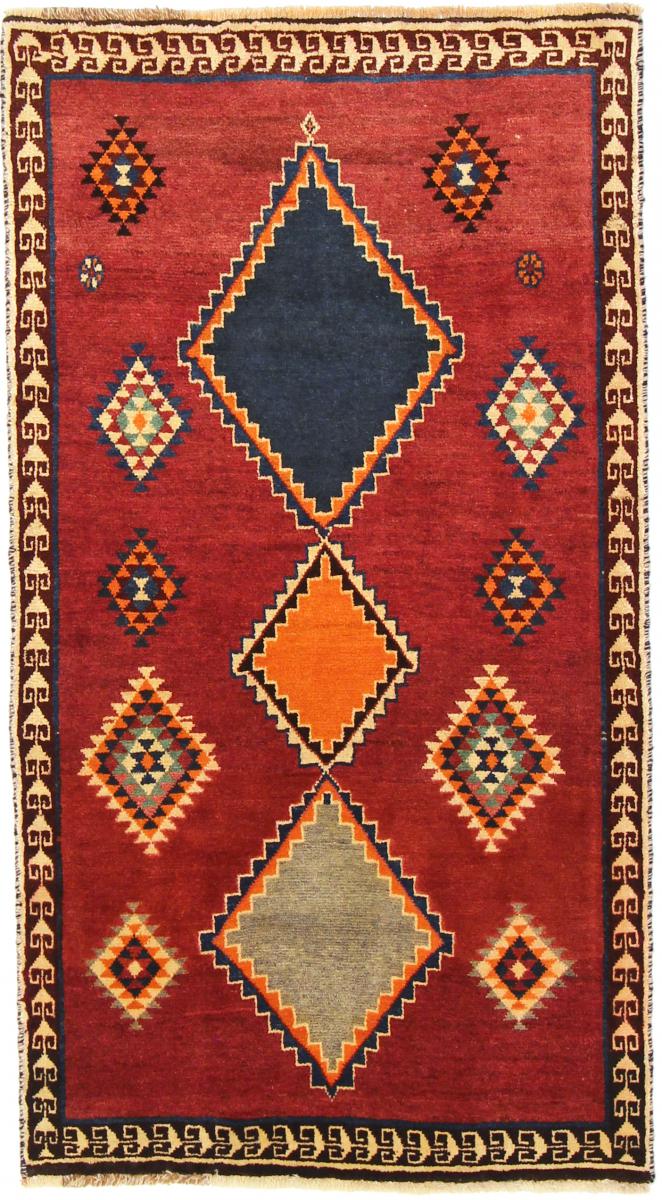 Tapete persa Ghashghai 159x88 159x88, Tapete persa Atado à mão