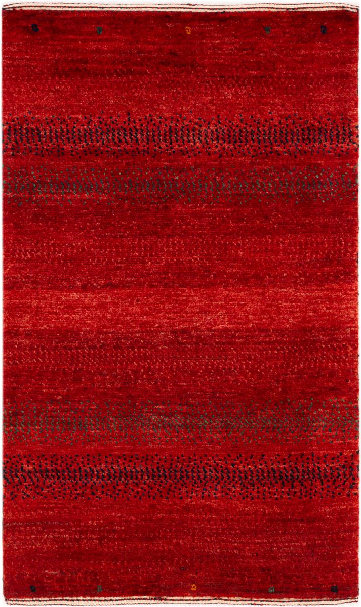 Persian Rug Persian Gabbeh Loribaft Atash 3'0"x1'11" 3'0"x1'11", Persian Rug Knotted by hand