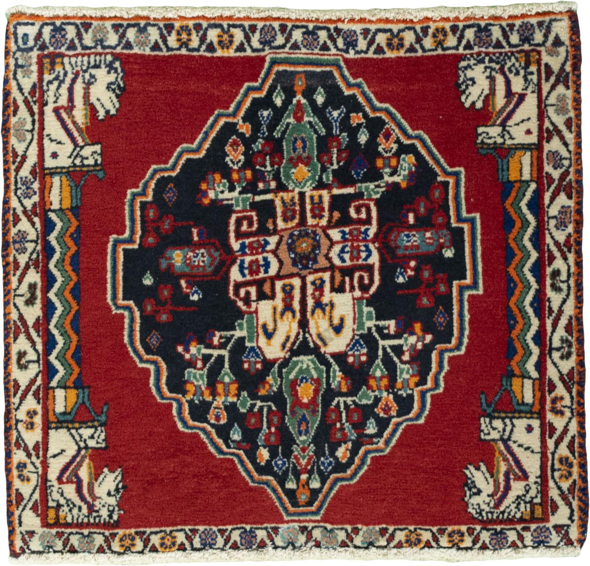 Perzisch tapijt Shiraz 56x63 56x63, Perzisch tapijt Handgeknoopte