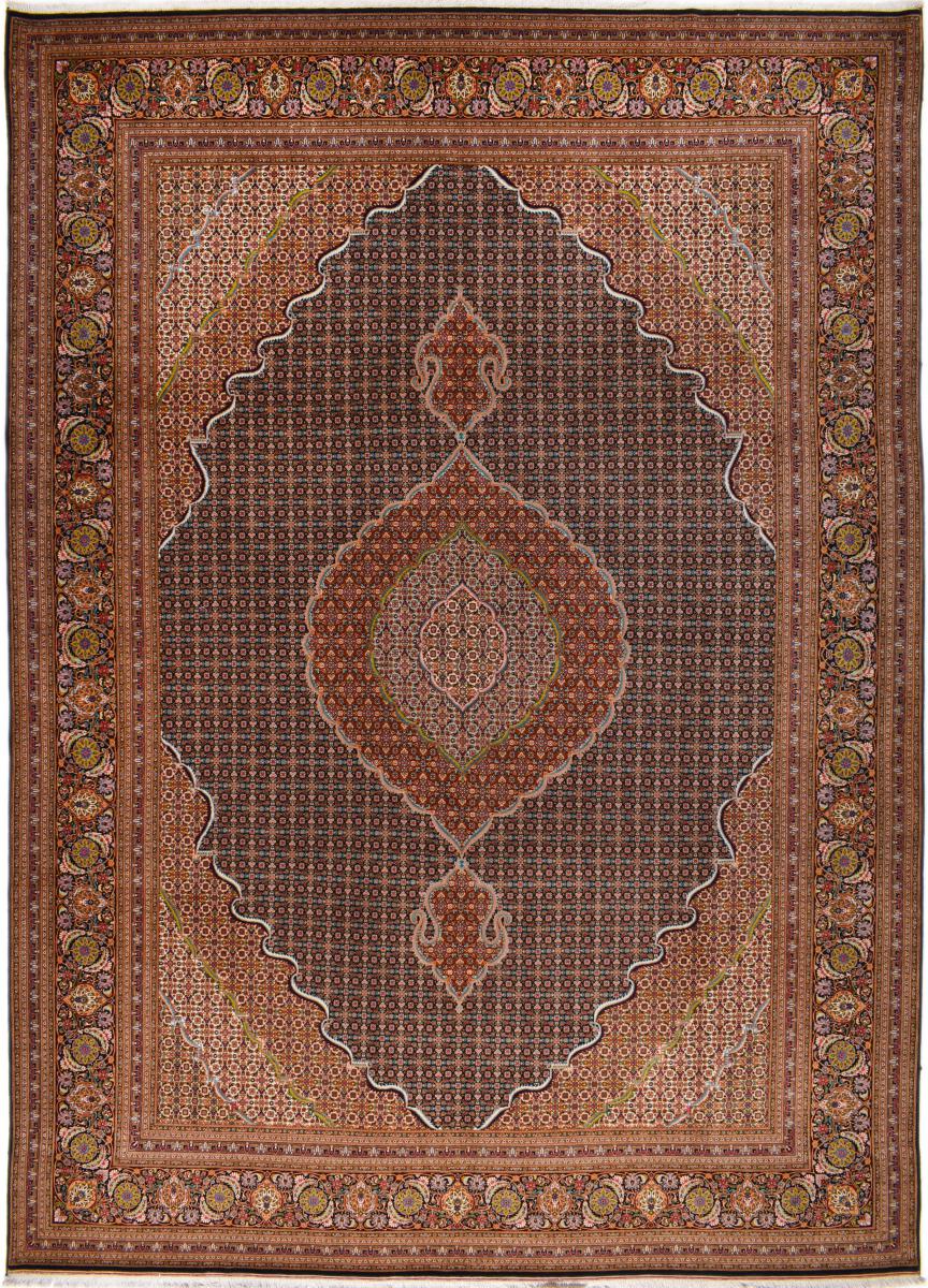 Perzsa szőnyeg Tabriz 70Rag 13'5"x9'9" 13'5"x9'9", Perzsa szőnyeg Kézzel csomózva