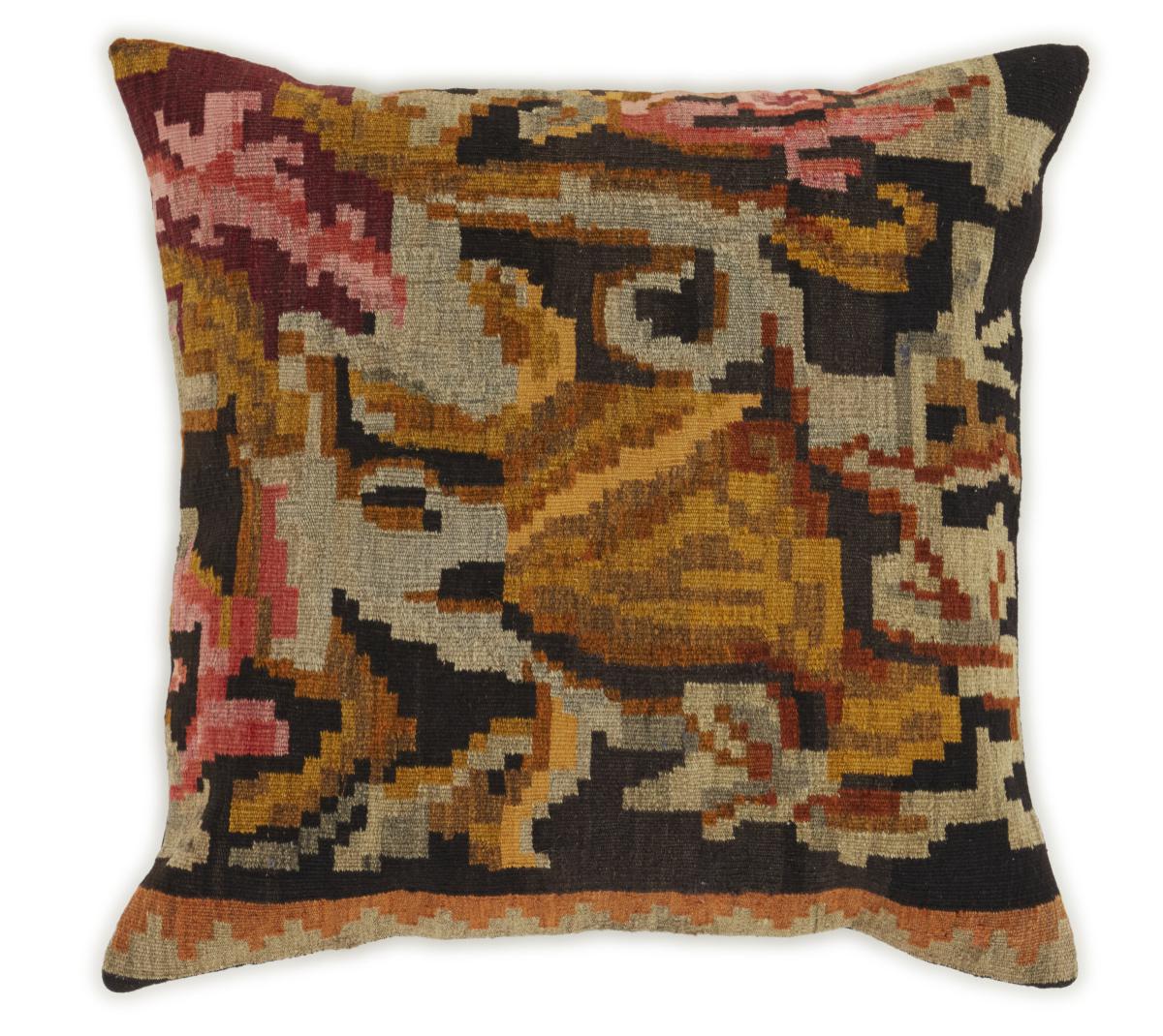 Indisk matta Kilim Rosen Kissen 64x64 64x64, Persisk matta handvävd 