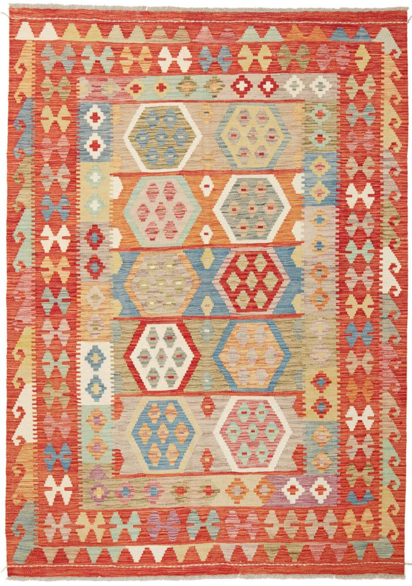 Afgán szőnyeg Kilim Afgán 200x140 200x140, Perzsa szőnyeg szőttesek