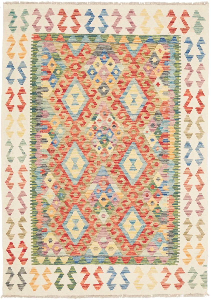 Afghanischer Teppich Kelim Afghan 177x126 177x126, Perserteppich Handgewebt
